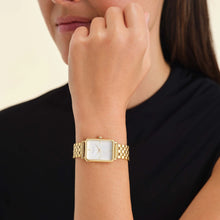 Load image into Gallery viewer, Octagon Gold Watch