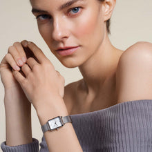 Load image into Gallery viewer, Octagon XS Mesh Silver Watch
