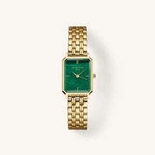 Load image into Gallery viewer, Octagon XS Emerald Gold Watch
