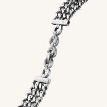 Load image into Gallery viewer, Studio Double Chain Silver Watch