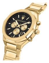 Load image into Gallery viewer, Maserati Stile Gold Chrono Watch