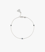 Load image into Gallery viewer, London Blue Topaz Small Tripple Bracelet