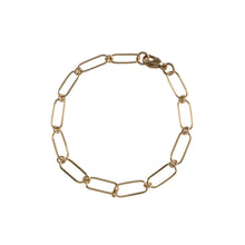 Load image into Gallery viewer, Gold Open Link Bracelet