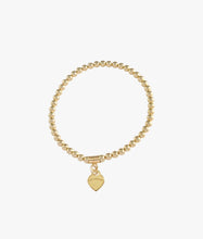 Load image into Gallery viewer, Stretchy Ball Bracelet with Mini VT Heart