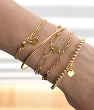 Load image into Gallery viewer, Stretchy Ball Bracelet with Mini VT Heart