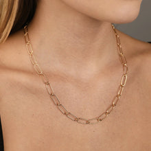 Load image into Gallery viewer, Open Paper Clip Chain Necklace