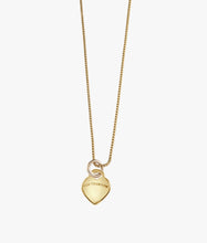Load image into Gallery viewer, Fine Box Chain Necklace with Mini VT Heart