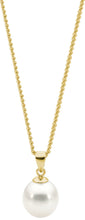 Load image into Gallery viewer, Gold Moon Pearl Pendant