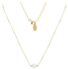 Load image into Gallery viewer, Gold Red Carpet Globe Pearl Necklace