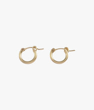 Load image into Gallery viewer, Gold Filled 13mm Hoop Earrings