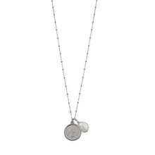 Load image into Gallery viewer, Rosario Necklace With Sixpence & Baroque Pearl