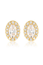 Load image into Gallery viewer, Gold Glow Stud Earrings