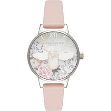 Load image into Gallery viewer, Glasshouse 3D Bee Silver & Nude Peach Watch