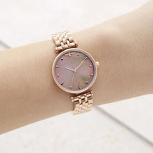 Load image into Gallery viewer, Rose Mother of Pearl Watch