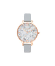 Load image into Gallery viewer, Terrazzo Florals Eco Light Grey & Rose Gold Watch