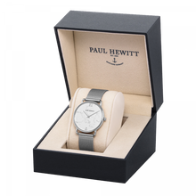 Load image into Gallery viewer, Miss Ocean Marble Silver Mesh Watch