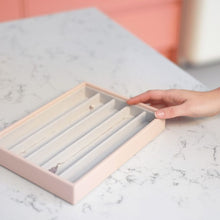 Load image into Gallery viewer, Stackers Blush Grey Classic Necklace Layer
