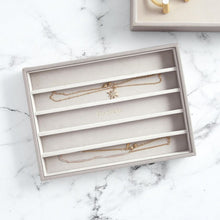 Load image into Gallery viewer, Stacker Taupe Classic Necklace Layer