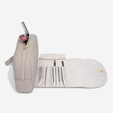 Load image into Gallery viewer, Stackers Taupe Wrap Around Makeup Bag