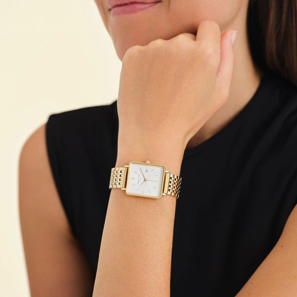 Boxy Gold Watch