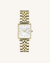 Load image into Gallery viewer, Boxy XS Gold Watch
