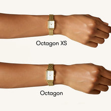 Load image into Gallery viewer, Octagon XS Mesh Gold Watch
