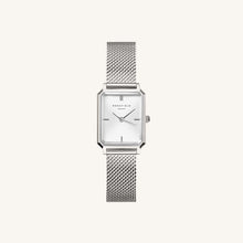 Load image into Gallery viewer, Octagon XS Mesh Silver Watch
