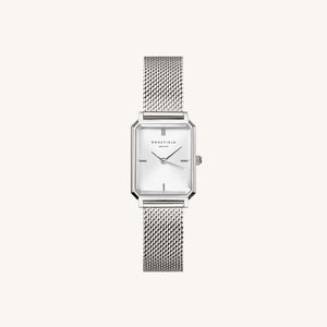 Octagon XS Mesh Silver Watch