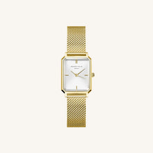 Load image into Gallery viewer, Octagon XS Mesh Gold Watch
