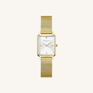 Octagon XS Mesh Gold Watch