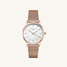 Load image into Gallery viewer, Pearl Edit Mesh Rosegold Watch
