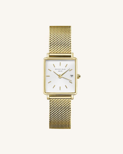 Boxy XS Gold Mesh watch