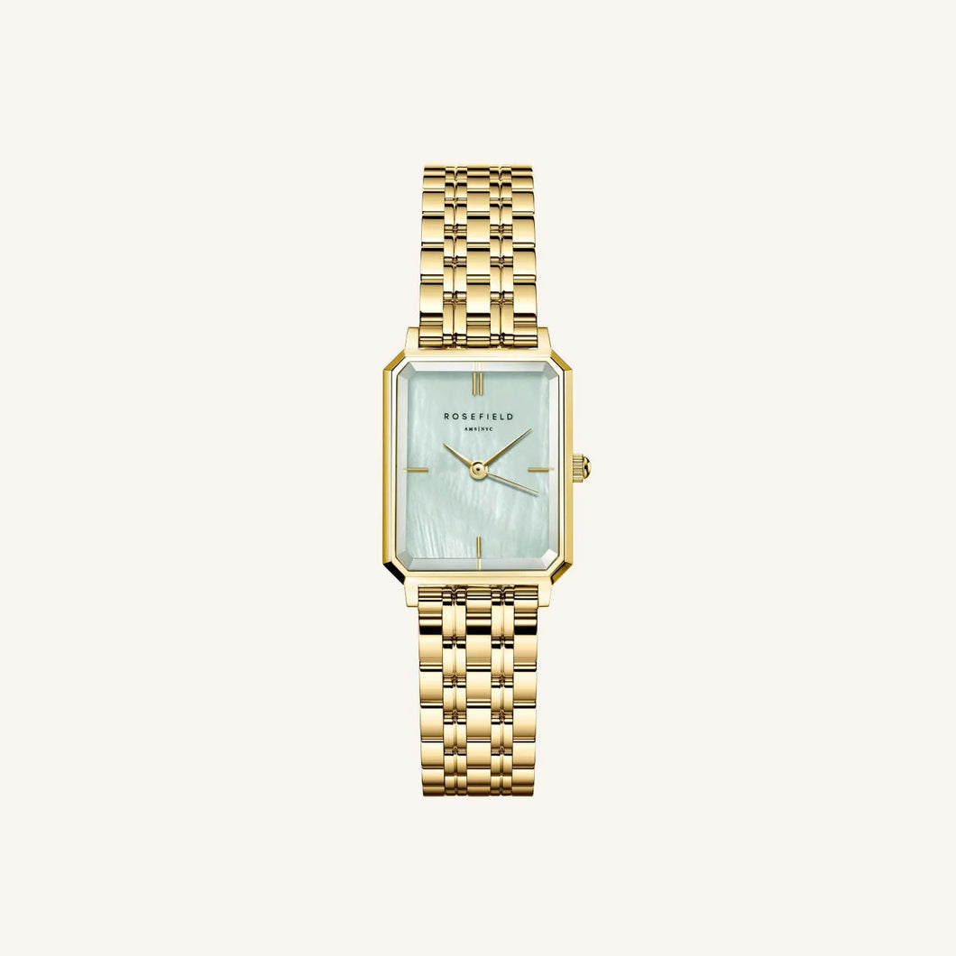 Octagon XS Mint Green Gold Watch