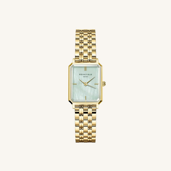 Octagon XS Mint Green Gold Watch