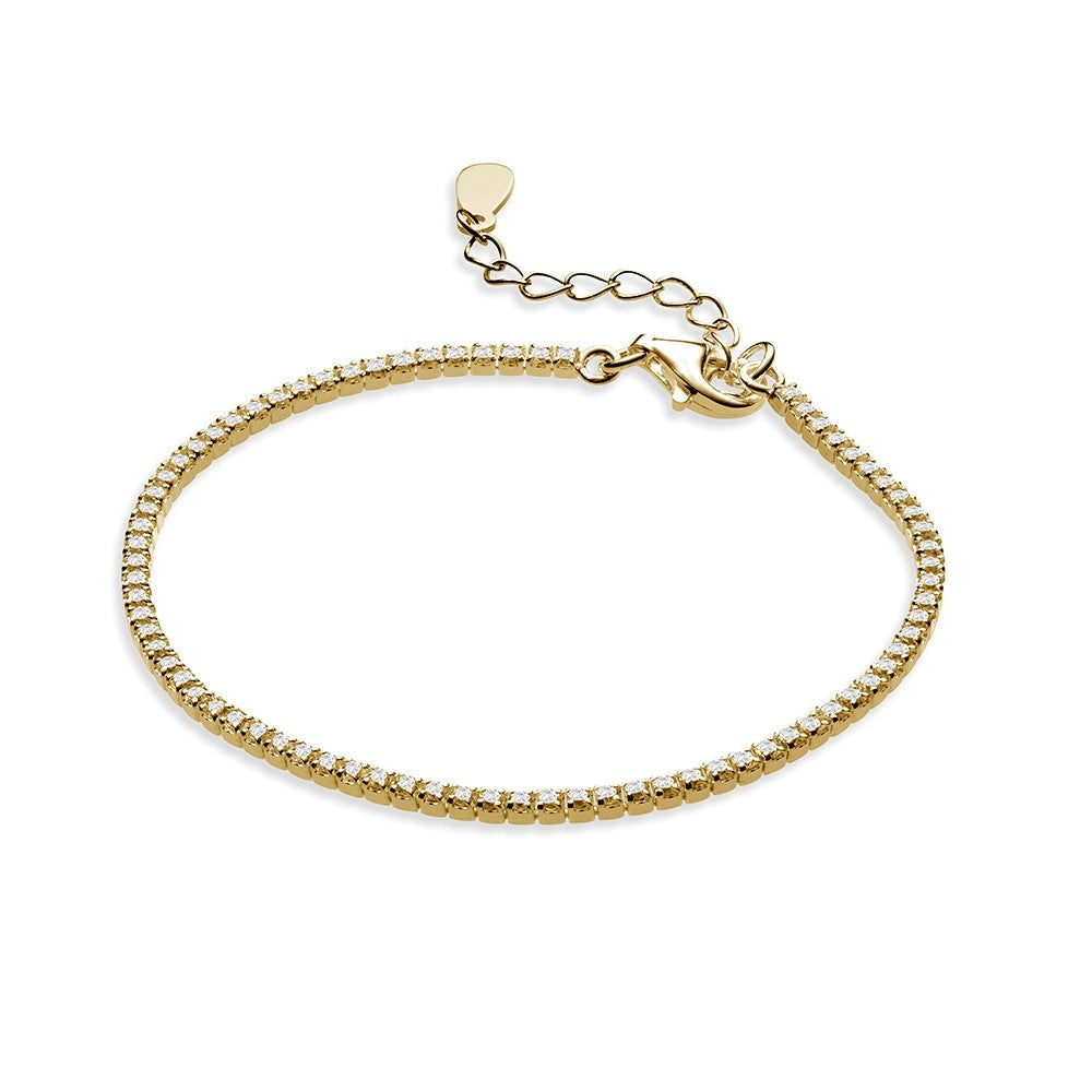 Gold Petite Tennis Bracelet