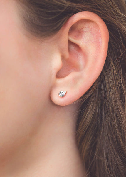 Georgini Diamond & Topaz Earrings