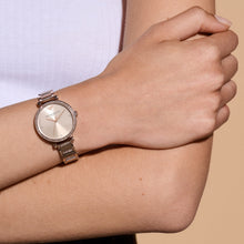 Load image into Gallery viewer, Classic Blush &amp; Carnation Gold Bracelet Watch
