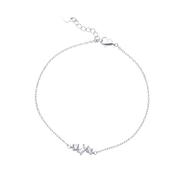 Petite Tri-style Cz Bracelet