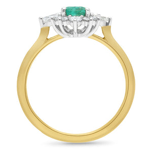 Emerald & Diamond Ring