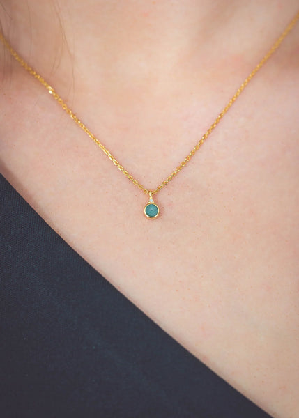 Georgini Diamond & Turquoise Necklace
