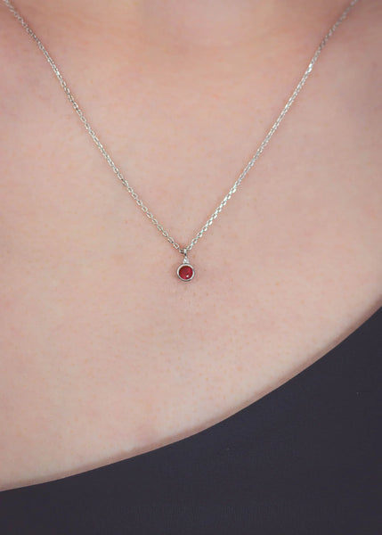 Georgini Diamond & Ruby Necklace