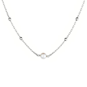 Satellite Chain & Pearl Necklace