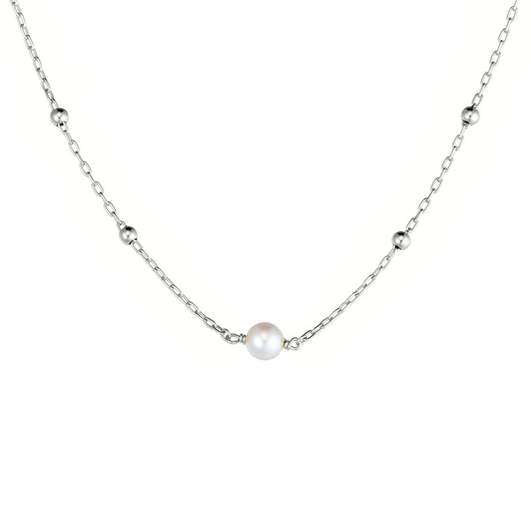 Satellite Chain & Pearl Necklace