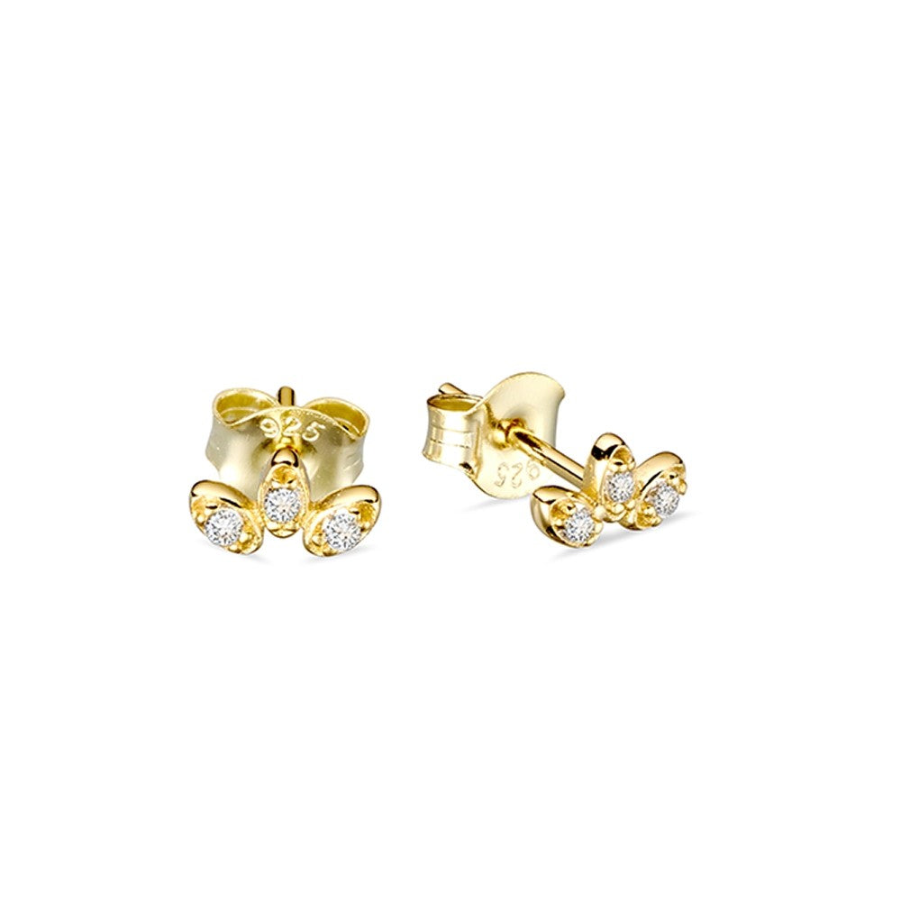 Petite Cz Stud Earrings