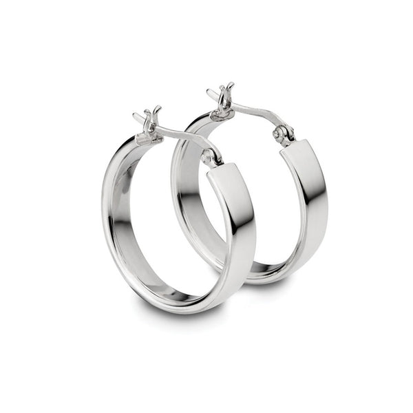 Flat Hoop Earrings