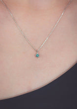 Load image into Gallery viewer, Georgini Diamond &amp; Turquoise Necklace
