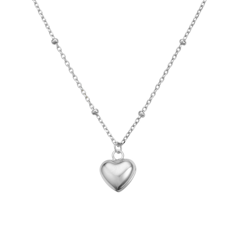 Puff Heart Necklace