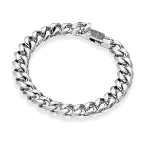 Stainless Steel Men’s Curb Bracelet