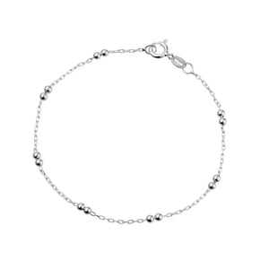 Petite Bracelet With Double Round Ball Detail