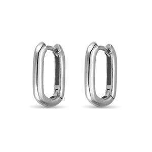 Oval Paper Clip Earrings